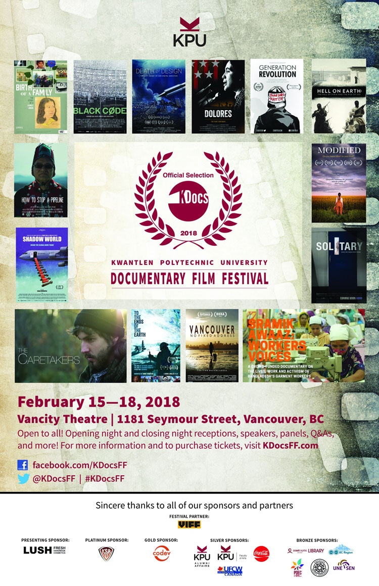 KDocsFF 2018 Event Poster Film Festival Documentary