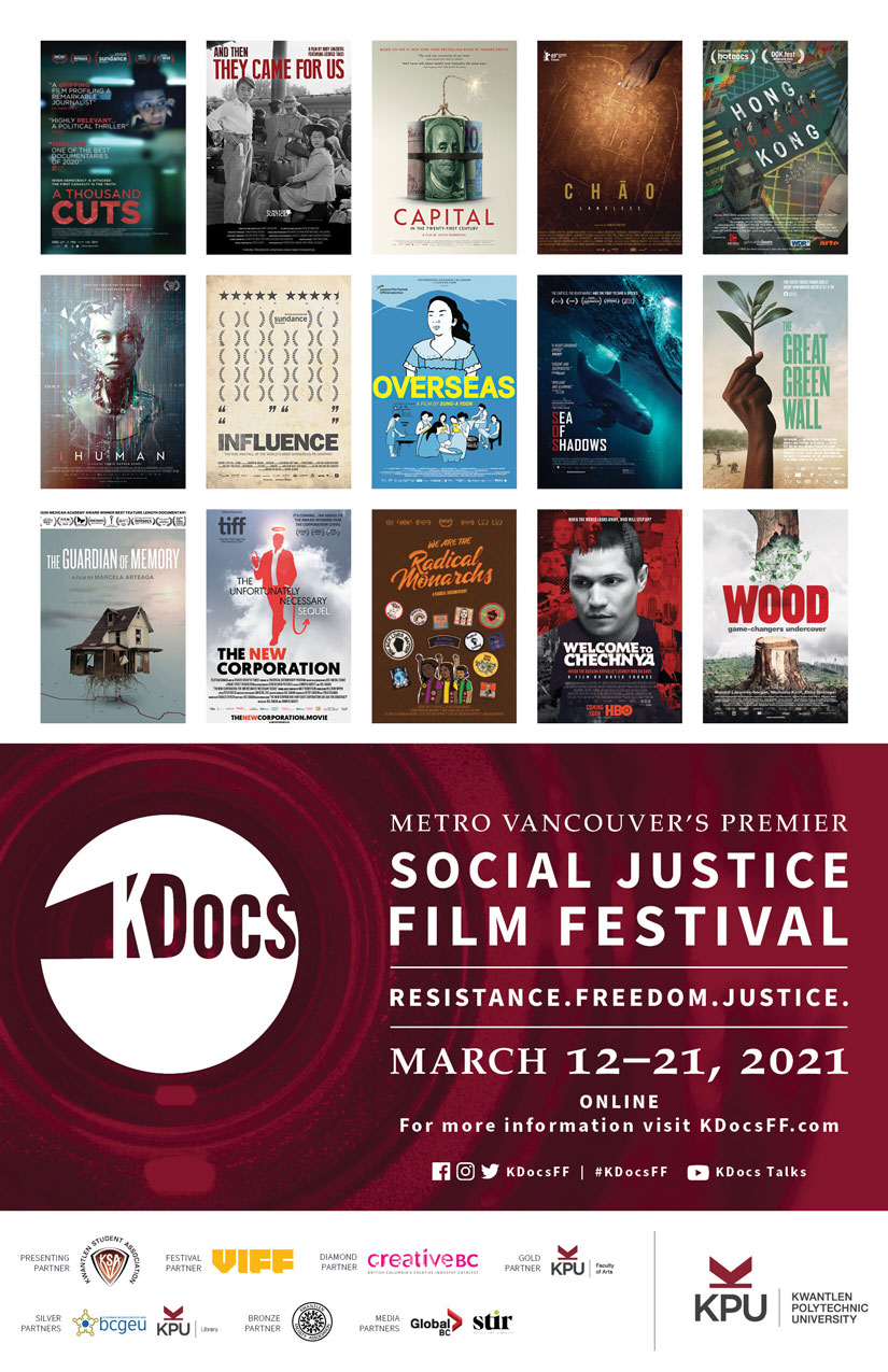 KDocsFF 2021 Event Poster Film Festival Documentary