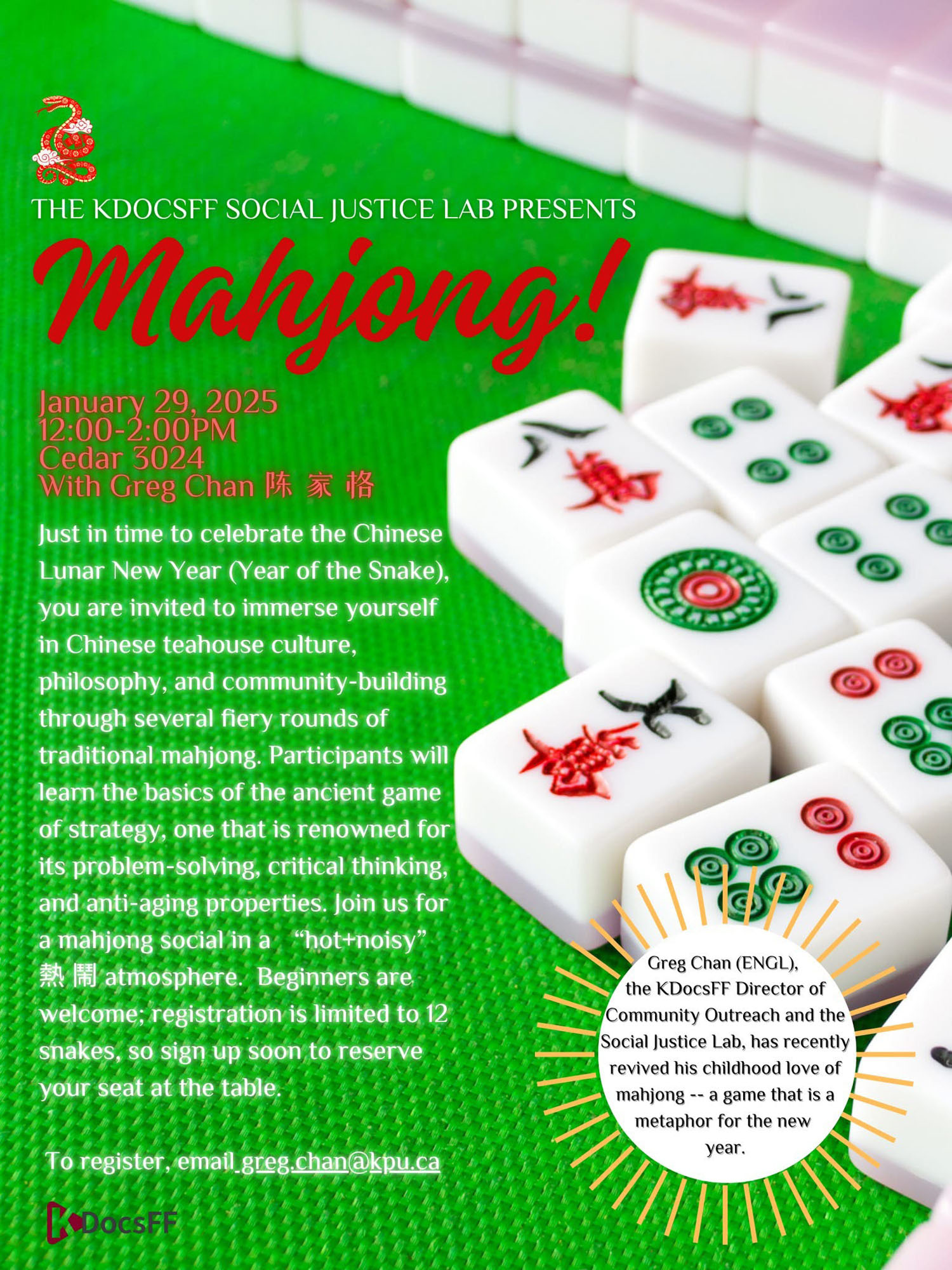 Wood Snake Mahjong!