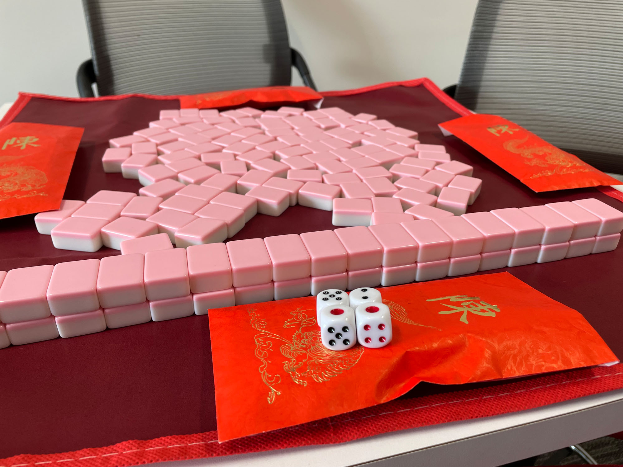 Wood Dragon Mahjong